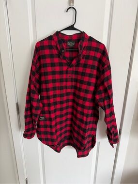 Vermont Flannel Company Red and Black Buffalo Check Button-Down Shirt